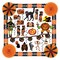 Beistle - Multicolor - Retro Halloween Decoration Set - 1 Piece